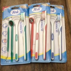 Lot of 3 Pkg Ultimate Dental Care Kit Pick